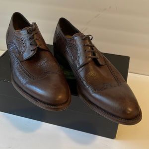 MAGNANNI - Brown Leather Oxfords - New in Box - Made in Spain